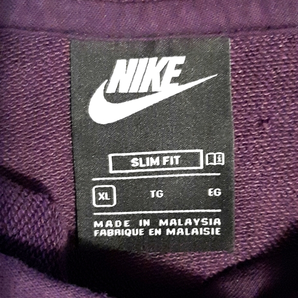 **3/$25**NIKE Girl's Hoodie - Light Reflecting Pink Rib Detail -Fluorescent Logo - Picture 5 of 8